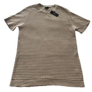 Express Men's Short Sleeve - Color: Stone (beige) - Size Medium - Style MEX176BC
